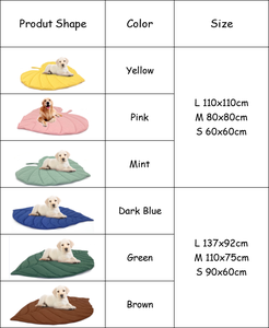2024 New Cat <span class=keywords><strong>Dog</strong></span> <span class=keywords><strong>Pad</strong></span> Schlafen Weiche Fütterung Futter Rest Bett Matratze Blattform Pet Play Mat - Product Image 6