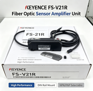 Amplificateur de capteur à fibre optique numérique Fs-v21r 12-24V avec double affichage pour ligne d'automatisation - Product Image 1