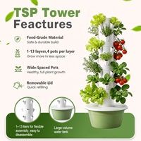 Système vertical hydroponique intelligent à 7 étages Tru-Spring, garantie 1 an, montage facile, plastique anti-UV, ferme et jardin