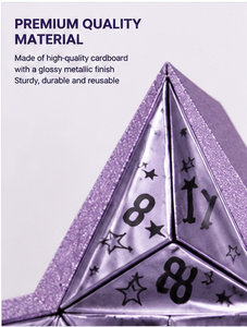 Custom Purple Star Shaped Lid and Base Advent Calendar <b>Box</b> Rigid Cardboard <b>Christmas</b> Blind <b>Box</b> Mystery Packaging <b>Box</b> Wholesale - Product Image 2