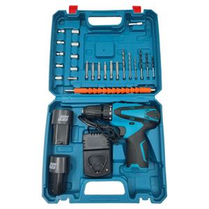 Taladro Eléctrico de Mano de 12V de Alta <span class=keywords><strong>Calidad</strong></span> a <span class=keywords><strong>Precio</strong></span> de Fábrica, Mini Taladro Inalámbrico Recargable con Portabrocas sin Llave, <span class=keywords><strong>Destornillador</strong></span> OEM con Torque de 24N.M - Product Image 1