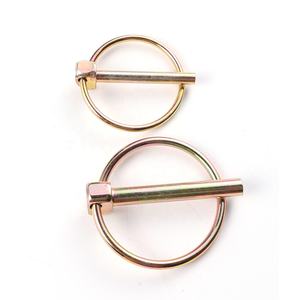 Wxsyn 6 מ "מ 8 מ מ מ פלדה מגולוון הצמד גיץ סיכה בטיחות מנעול o צורה חוט מנעול עגול סיכה - Product Image 6