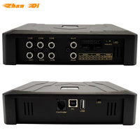 Amplificateur DSP Android pour voiture Zhandi DSP-D50S, réglage EQ professionnel, classe AB, 4 canaux, 4x50W RMS, crossovers en aluminium moulé