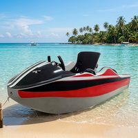 Jet ski électrique miniature haute vitesse 52 km/h avec matériau EPP pour le surf sur les vagues et les aventures en bateau électrique