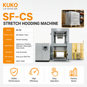 <span class=keywords><strong>Machine</strong></span> d'emballage <span class=keywords><strong>à</strong></span> froid KUKO pour les capuchons de lave-linge |   Emballage de palettes pour appareils électroménagers - Product Image 2