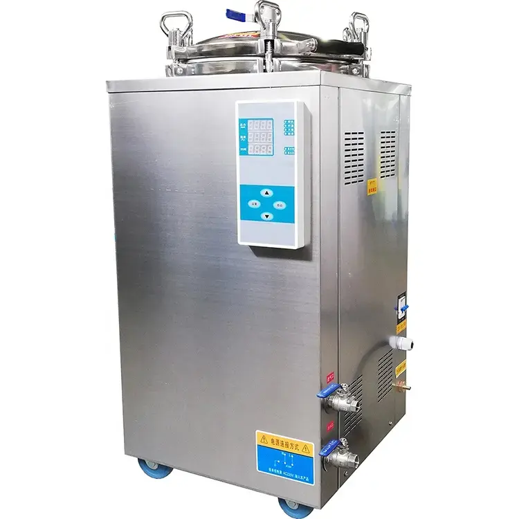 100L Autoclave Counter Pressure Retort Sterilizers Machines For Agricultural Products Mushrooms Sterility Test