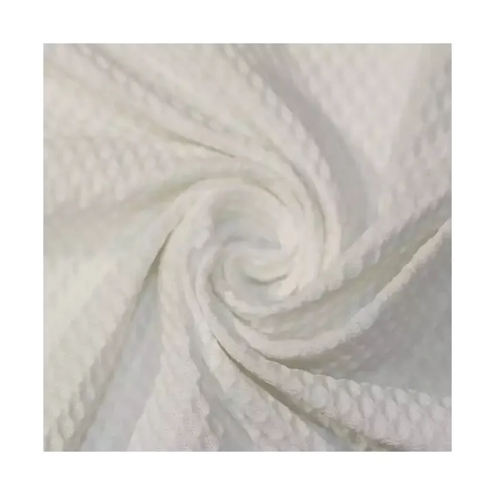 Tessuto jacquard 88% nylon 12% spandex jacquard bubble high stretch-fabric sport bra yoga tight pants fabric
