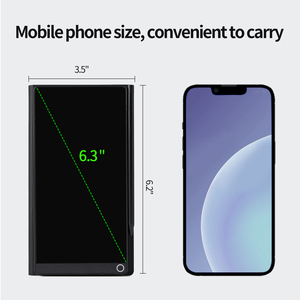 6.5 pouces Portable bloc-notes en cuir de protection <span class=keywords><strong>écriture</strong></span> manuscrite bloc-notes bloc-notes enfants LCD <span class=keywords><strong>tablette</strong></span> d'<span class=keywords><strong>écriture</strong></span> - Product Image 3