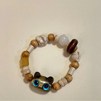 Bracelets de pierres précieuses 8mm 12 signes d'étoiles Constellations Horoscope Bracelet de perles porte-bonheur Pierre de cristal naturel Bracelet en pierre d'onyx noir