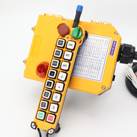 Control Remoto por Radio de Grado Industrial F24-14D de 14 Botones y Doble Velocidad, Resistente al Agua y al Polvo para Grúas de Minería