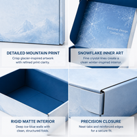 Boîtes d'emballage cadeau en carton ondulé recyclable personnalisées avec logo rose, boîtes d'emballage pour vêtements, boîtes postales en papier, boîtes d'expédition pour petites entreprises