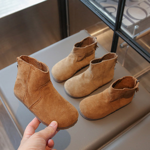 Vente en gros de bottes d'hiver chaudes pour enfants de style britannique de haute qualité pour l'automne et l'hiver, pour filles - Product Image 1