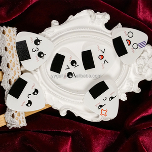 Cheerhas Thương Hiệu Tại Chỗ Hàng Hóa Vui Nhật Bản Sushi Biểu Tượng Cảm Xúc Mô Hình Tùy Chỉnh In Celluloid Tấm 0.46Mm Hình Dạng Tam Giác Guitar Chọn - Product Image 6