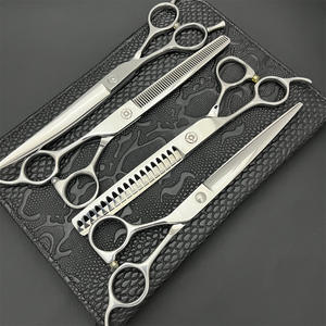 Tijeras de Peluquería Canina para Zurdos, 7 Pulgadas, Curvas, de Acero Inoxidable, para Cortar el Pelo de Perros - Product Image 4