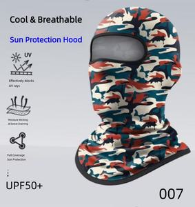 Passamontagna Estivo in Seta Ghiacciata Sottile, <span class=keywords><strong>Sottocasco</strong></span> con Protezione UV, Cappello da Moto e Ciclismo, <span class=keywords><strong>Maschera</strong></span> Solare per Esterni - Product Image 6