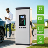 Chargeur rapide DC commercial pour véhicules électriques 60KW-80KW, chargeur de véhicules électriques CCS1 CCS2 GBT Chademo, station de charge DC pour voitures