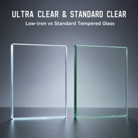 Verre trempé pour façade architecturale, fabricant de verre de sécurité renforcé sur mesure d'épaisseur 6-12 mm pour projets