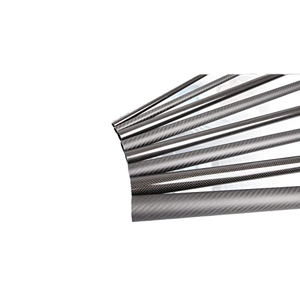 Tubos de Fibra de Carbono 100% Pura de 330 mm x 20 mm x 22 mm, Envueltos en Rollo 3K, Superficie Brillante, Bolsas para Cuadricópteros, Producto de Fibra de Carbono Tejida - Product Image 3