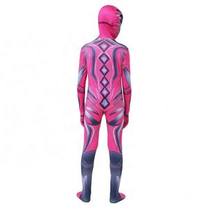 Costume de Power Ranger pour enfants et filles, avec masque facial, pour fête d'Halloween, personnage de bande dessinée - Product Image 6