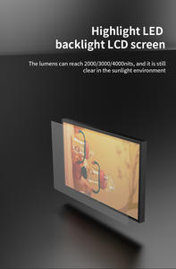 Tablero de menús de pantalla de señalización digital con tecnología QWP resistente a la intemperie para exteriores de grado industrial ultrafino de 55 pulgadas - Product Image 3