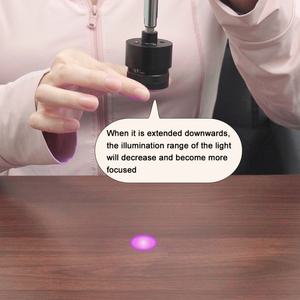 Lámpara LED UV Pinky Leem con Altura Ajustable y Manguera Flexible para Curado Rápido de Pegamento de Pestañas, Sistema de Lámpara LED para Pestañas - Product Image 2