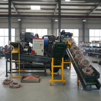 Broyeur et séparateur de fil de cuivre pour le recyclage des câbles usagés avec une pureté élevée
