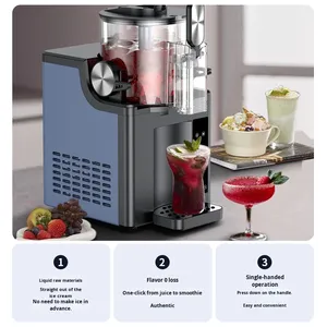 Cross-Border Hot-Selling Small Household <b>Ice</b> Cream <b>Machine</b> Multi-Functional Fully Automatic Cleaning Stainless Steel 220W - Product Image 2