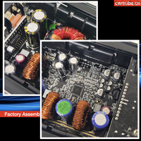 Mini amplificateur de voiture RMS 100W 4 canaux haut niveau RCA AMP gamme complète crête 4200W classe D amplificateur de voiture monobloc