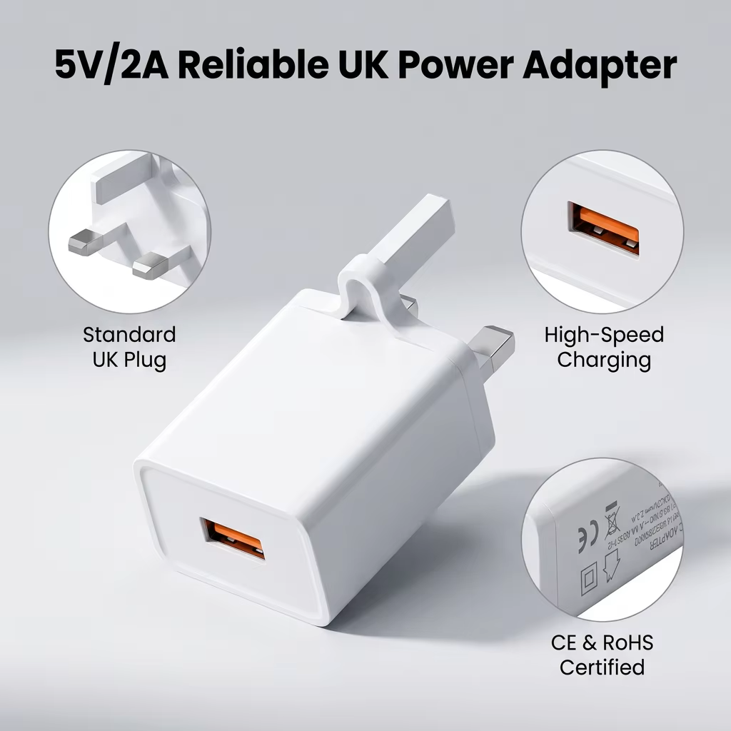 Factory Custom 5V1A EU Plug USB Wall Adapter CE Certified 5W Portable Power Charger For Household Electronics · image 2