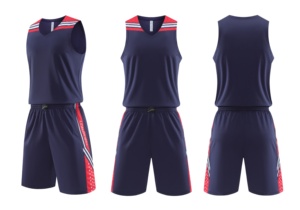 Camisetas de baloncesto personalizadas de alto grado, absorbentes de sudor, transpirables para adultos y niños, conjuntos de uniformes cómodos de talla grande disponibles - Product Image 2