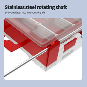 TG <span class=keywords><strong>MEPRO</strong></span> 200*130*45mm Wasserdichte Luftdichte Angelbox mit EVA-Schaumstoff für Köder, Jigs, Haken, Karpfenangeln - Product Image 3