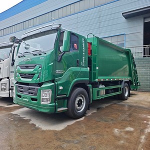 Camión Compactador de Basura Isuzu Giga 6X4, Diésel Verde, Transmisión Manual, EURO 5, Vehículo de Saneamiento Municipal - Product Image 4
