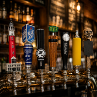 Poignée de robinet en polyrésine OEM ODM personnalisée pour brasserie, bar, pub