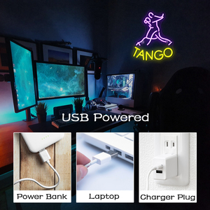 Coniglio di tigre ha portato l'insegna al Neon personalizzata "danza del <span class=keywords><strong>tango</strong></span>" per la funzione di oscuramento della festa del Bar in camera da letto per la luce decorativa del parcheggio - Product Image 2