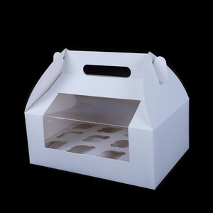 Caja de embalaje de alimentos sostenible para el desayuno Sorpresa Caja Bento de papel Kraft marrón con ventana - Product Image 6