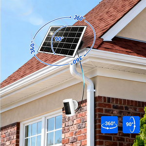 Panneaux solaires monocristallins ALECTER 15W, haute efficacité 23%, étanches IP65, 6V, noirs, certifiés CE, pour la sécurité extérieure portable - Product Image 2