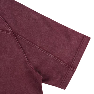 เสื้อยืดโอเวอร์ไซซ์สำหรับผู้ชายเสื้อยืดผ้าฝ้ายโอเวอร์ไซซ์สำหรับผู้ชายดีไซน์แบบเย็บด้านหลังซักได้สำหรับฤดูร้อน100% TKAN243 - Product Image 3