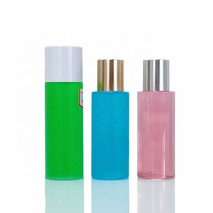 Factory Instock 3.3oz 4oz 5oz 100ml 120ml 150ml <b>clear</b> Frosted Empty Bottle Plastic PET Bottles Toner Bottle with White Screw Cap - Product Image 3