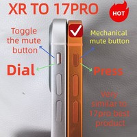 Coques de téléphone portable pour 11/17/Pro/Max/XR avec motif animal et protection 360° pour réparation