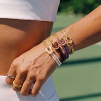 Pulsera de Acero Inoxidable con Cuentas de Piedra Natural Facetadas de 3mm, Nudo Francés de Cobre, Cadena de Serpiente Dorada y Perlas Multicolores para Mujer