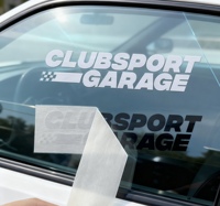 Autocollants de Véhicule Résistants aux UV et aux Intempéries, Découpe Personnalisée de Logo, Autocollants Vinyles de Transfert pour Pare-Brise et Vitre de Voiture