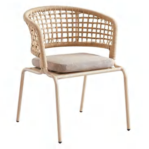 <span class=keywords><strong>เก้าอี้</strong></span>หวายในสวนหรูหราชุดเฟอร์นิเจอร์กลางแจ้งโรงแรมเจรจาต่อรอง - Product Image 5