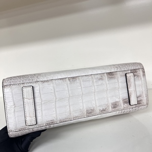 Bolso de Mano de Cuero de Avestruz Genuino para Mujer - Bolso Bandolera de Piel Exótica de Lujo y Cartera para Dama |   Bolsas de Lujo para Mujeres - Product Image 5