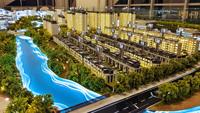 Modèles d'architecture 3D modernes personnalisés Estate House Miniature City Planning Scale Design Exhibition Miniature City Scale Models
