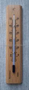 Termômetro de madeira antiga, decorativo, termômetro interno - Product Image 3