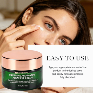 Crème pour les yeux de haute qualité pour éliminer les rides et les ridules, raffermissante, hydratante, à base de squalane et d'algues marines - Product Image 5