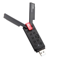 Adaptador WiFi 6 de Doble Banda RTL8832BU Inalámbrico AX1800 USB3.0 Plug and Play para PC y Laptop
