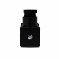 Transmetteur de pression haute température AKS 0-4 bars 0-5V 24VDC 0,5%FS IP65 en acier inoxydable 316L avec dissipation thermique à ailettes et connecteur Hirschmann