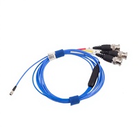 Sensor de Vibración Triaxial de 3 Metros, 8/36 UNF, 4 Pines, Conector de Cable a BNC, PCB CTC Sinterizado de Vidrio 69881