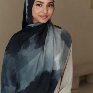 2026 New Muslim Modest <b>Print</b> Modal Hijab Custom Logo Scarf Customizable Breathable <b>Islamic</b> Lightweight Fashion Durable - Product Image 1